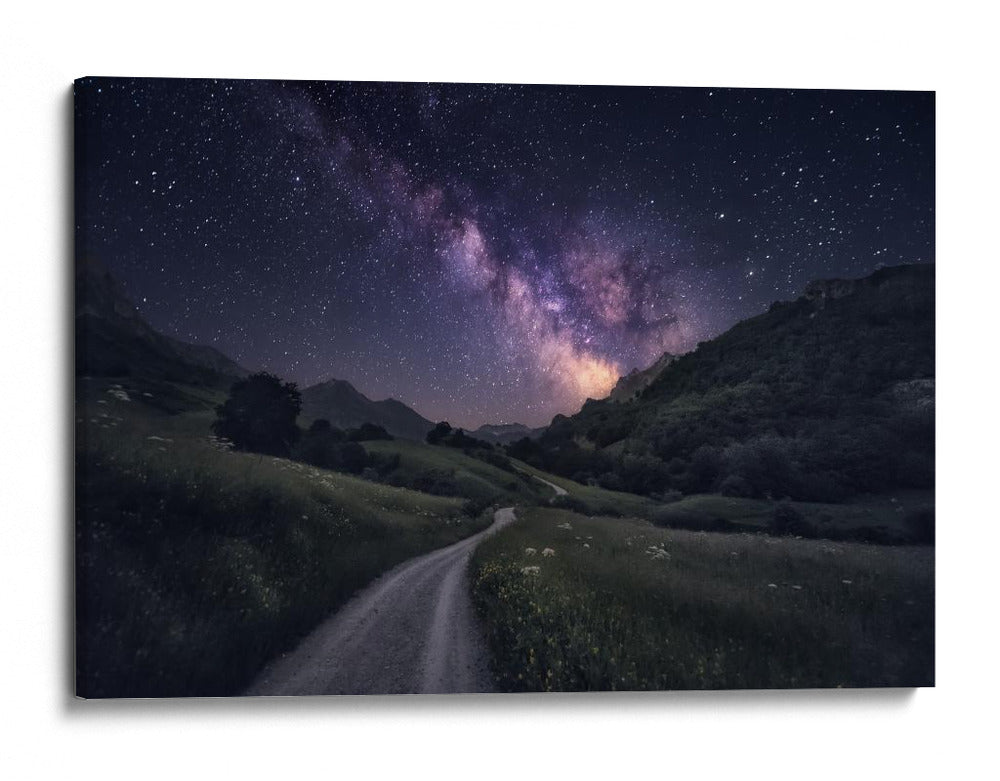 Sendero de montaña de la Vía Láctea - Carlos F. Turienzo | Cuadro decorativo de Canvas Lab