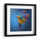 Salpicadura de loro vibrante - Sulaiman Almawash | Cuadro decorativo de Canvas Lab
