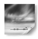 Serenidad en la playa nublada - George Digalakis | Cuadro decorativo de Canvas Lab