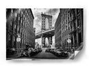 Vista del puente de Manhattan en DUMBO - Lidia Vanhamme | Cuadro decorativo de Canvas Lab