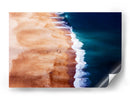 Vista aérea de la playa y el océano - Caroline Bomers | Cuadro decorativo de Canvas Lab