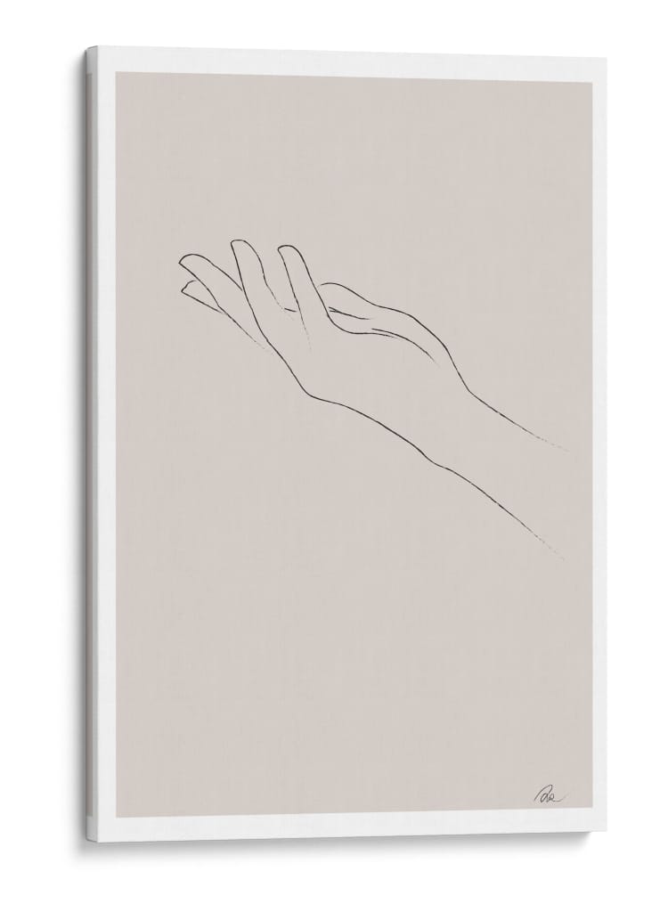 Gesto de mano abierta - Fluidys Studio II | Cuadro decorativo de Canvas Lab