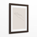 Gesto de mano abierta - Fluidys Studio II | Cuadro decorativo de Canvas Lab