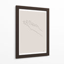 Gesto de mano abierta - Fluidys Studio II | Cuadro decorativo de Canvas Lab