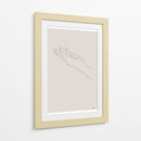 Gesto de mano abierta - Fluidys Studio II | Cuadro decorativo de Canvas Lab