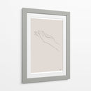 Gesto de mano abierta - Fluidys Studio II | Cuadro decorativo de Canvas Lab
