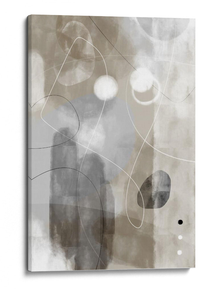 Formas orgánicas neutras - Fluidys Studio II | Cuadro decorativo de Canvas Lab