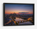 Horizonte de Frankfurt al atardecer - Robin Oelschlegel | Cuadro decorativo de Canvas Lab