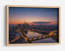 Horizonte de Frankfurt al atardecer - Robin Oelschlegel | Cuadro decorativo de Canvas Lab