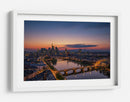 Horizonte de Frankfurt al atardecer - Robin Oelschlegel | Cuadro decorativo de Canvas Lab