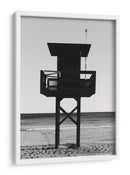 Puesto de playa en blanco y negro - Fluidys Studio III | Cuadro decorativo de Canvas Lab