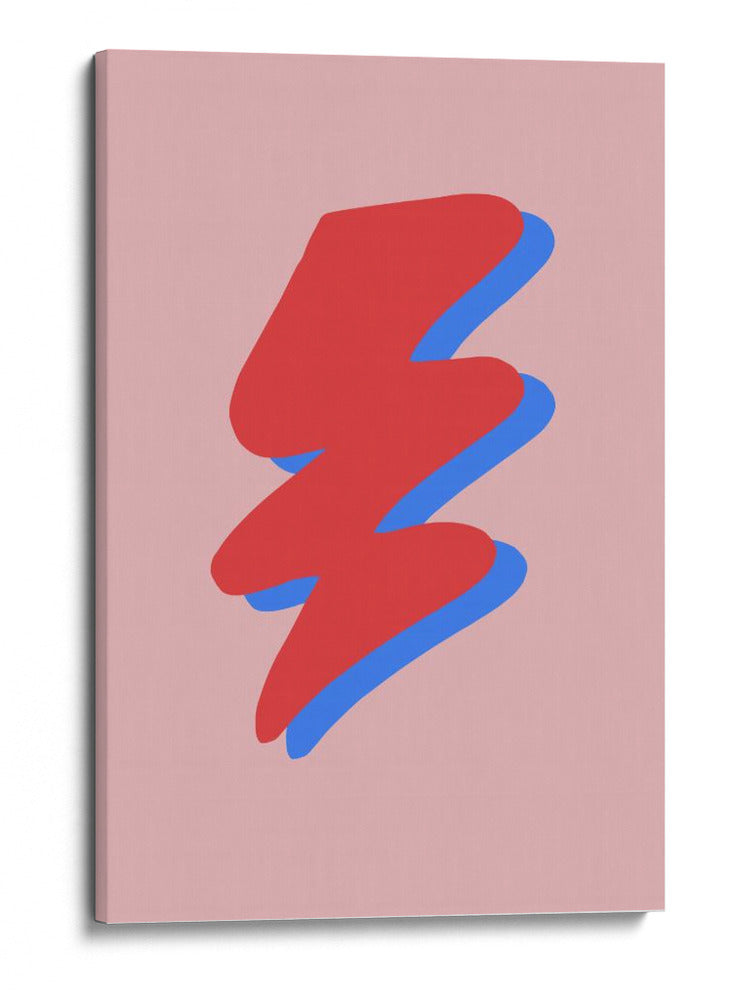 Rayo rojo - Fluidys Studio | Cuadro decorativo de Canvas Lab