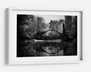 Reflejo del puente del bosque - Mike Kreiten | Cuadro decorativo de Canvas Lab