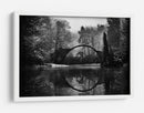 Reflejo del puente del bosque - Mike Kreiten | Cuadro decorativo de Canvas Lab