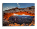 Resplandor del amanecer en Mesa Arch - Michael Zheng | Cuadro decorativo de Canvas Lab