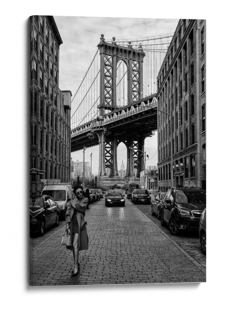 Puente de Manhattan al estilo urbano - Robert Bolton | Cuadro decorativo de Canvas Lab