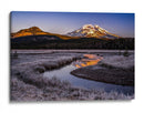 Resplandor del río de montaña helado - Andreas Agazzi | Cuadro decorativo de Canvas Lab