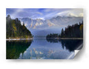 Reflejo majestuoso en un lago de montaña - Norbert Maier | Cuadro decorativo de Canvas Lab