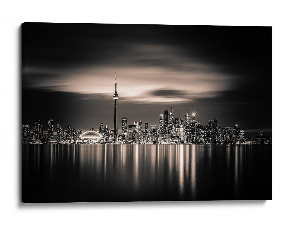 Reflejo del horizonte de Toronto - yoann | Cuadro decorativo de Canvas Lab