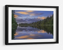 Reflejo del lago Golden Sky - Hua Zhu | Cuadro decorativo de Canvas Lab