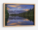 Reflejo del lago Golden Sky - Hua Zhu | Cuadro decorativo de Canvas Lab