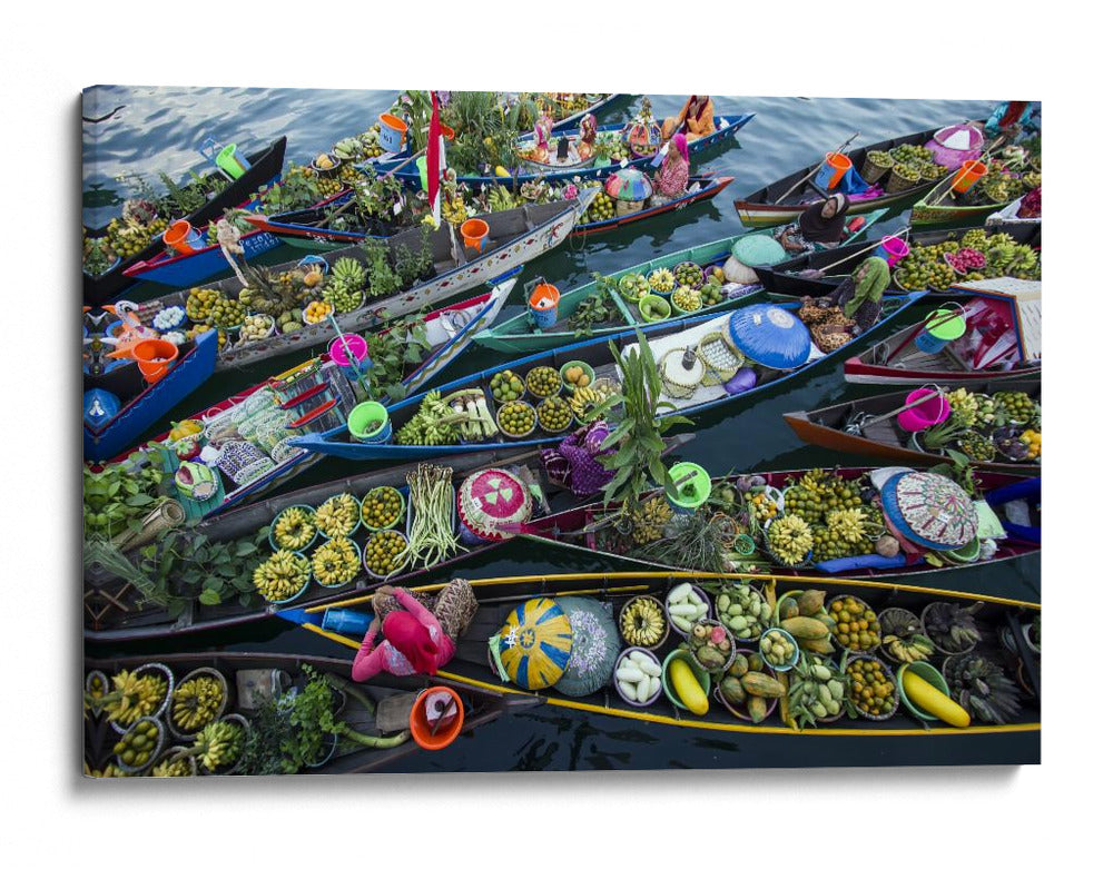 Mosaico flotante - Fauzan Maududdin | Cuadro decorativo de Canvas Lab