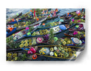 Mosaico flotante - Fauzan Maududdin | Cuadro decorativo de Canvas Lab