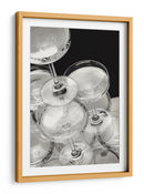 Pirámide de champán espumoso - Fluidys Studio III | Cuadro decorativo de Canvas Lab