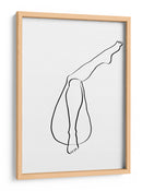 Perfil de piernas elegantes - Fluidys Studio II | Cuadro decorativo de Canvas Lab