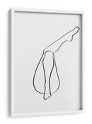 Perfil de piernas elegantes - Fluidys Studio II | Cuadro decorativo de Canvas Lab