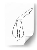 Perfil de piernas elegantes - Fluidys Studio II | Cuadro decorativo de Canvas Lab