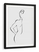 Perfil de una mujer agraciada - Fluidys Studio II | Cuadro decorativo de Canvas Lab