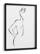 Perfil de una mujer agraciada - Fluidys Studio II | Cuadro decorativo de Canvas Lab