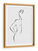 Perfil de una mujer agraciada - Fluidys Studio II | Cuadro decorativo de Canvas Lab