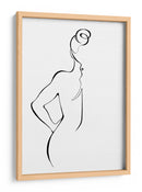 Perfil de una mujer agraciada - Fluidys Studio II | Cuadro decorativo de Canvas Lab