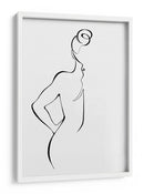 Perfil de una mujer agraciada - Fluidys Studio II | Cuadro decorativo de Canvas Lab
