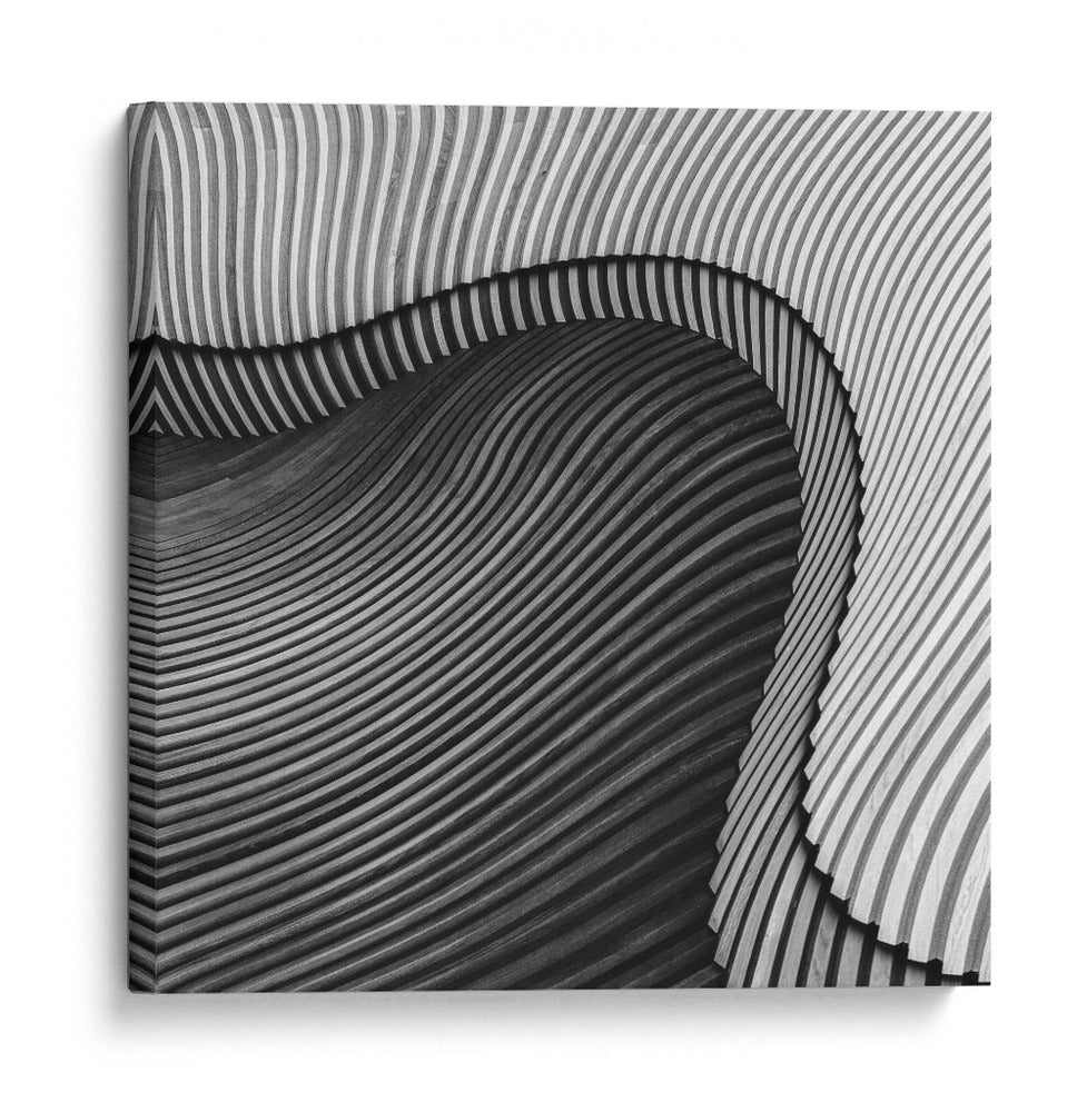 Patrón de madera ondulado - Luc Vangindertael (laGrange) | Cuadro decorativo de Canvas Lab