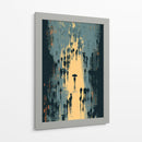 Caminata nocturna con lluvia - DIEGO D L | Cuadro decorativo de Canvas Lab