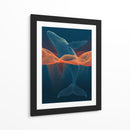 Ballena en lineas coloridas - DIEGO D L | Cuadro decorativo de Canvas Lab