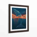 Ballena en lineas coloridas - DIEGO D L | Cuadro decorativo de Canvas Lab