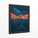 Ballena en lineas coloridas - DIEGO D L | Cuadro decorativo de Canvas Lab