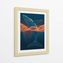 Ballena en lineas coloridas - DIEGO D L | Cuadro decorativo de Canvas Lab