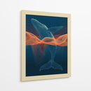 Ballena en lineas coloridas - DIEGO D L | Cuadro decorativo de Canvas Lab
