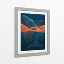 Ballena en lineas coloridas - DIEGO D L | Cuadro decorativo de Canvas Lab