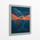 Ballena en lineas coloridas - DIEGO D L | Cuadro decorativo de Canvas Lab