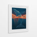 Ballena en lineas coloridas - DIEGO D L | Cuadro decorativo de Canvas Lab