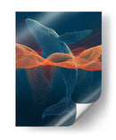 Ballena en lineas coloridas - DIEGO D L | Cuadro decorativo de Canvas Lab