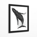 Ballena en líneas negras - DIEGO D L | Cuadro decorativo de Canvas Lab