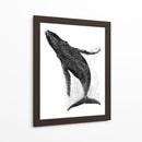 Ballena en líneas negras - DIEGO D L | Cuadro decorativo de Canvas Lab