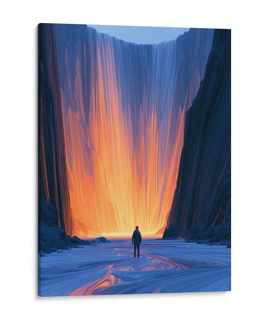 Cascada de luces - DIEGO D L | Cuadro decorativo de Canvas Lab